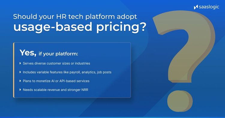 usage based pricing